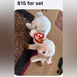 Rare Ty Beanie baby set